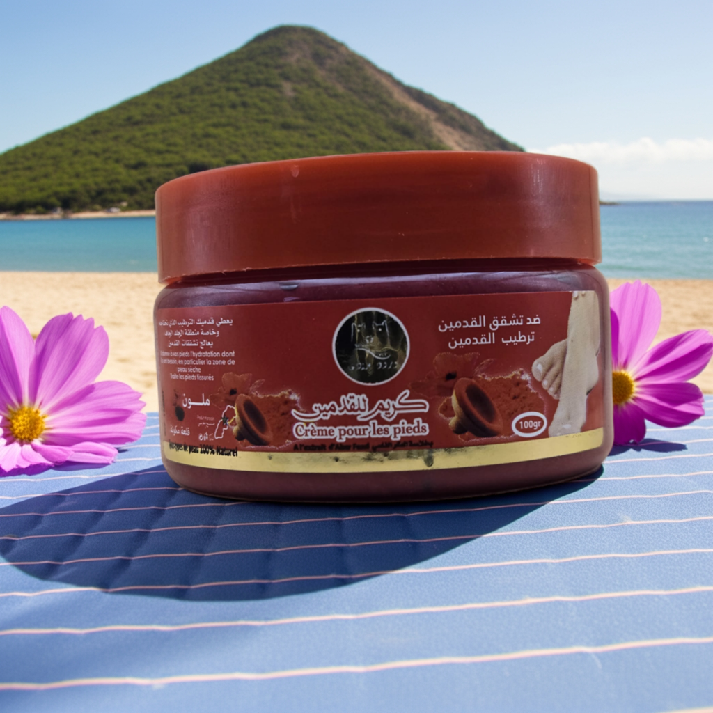🌺 Moroccan Beauty Voetcrème met Aker Fassi – 100g 🌺